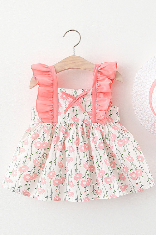 Summer Newborn Baby Girl Dress Infant Casual Princess Dresses for Girls Birthday Dress With Hat Clothing Outfits