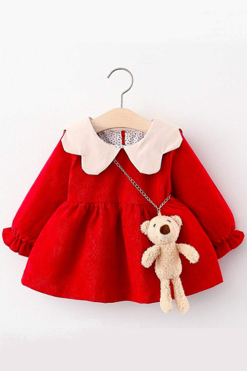 Melario Infant Casual Dresses Autumn Christmas Kid Girl Ruffles Dress Lovely Baby Clothes born +Suits