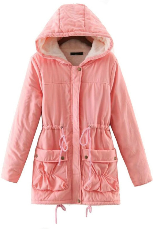 Veste d'hiver femmes Hip Hop Streetwear coton rembourré manteau d'hiver femmes chaud fermeture éclair Parka femmes à capuche longue veste manteau