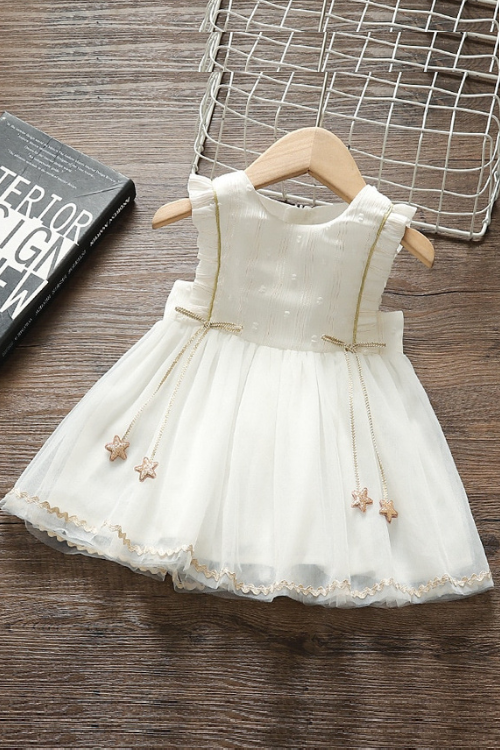 Girls Dress Elegant Princess Mermaid Dress Kids Dresses For Girl Costume Children Wedding Party Dress with Stars 0-4Y