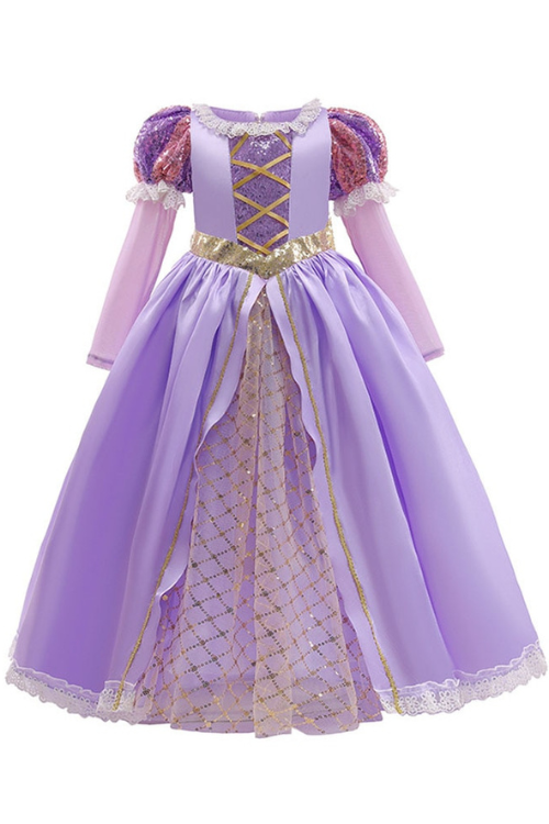 Girls Evening Dress Clothing Europe And The United States Rapunzel Snow White Dress Halloween Christmas Costume