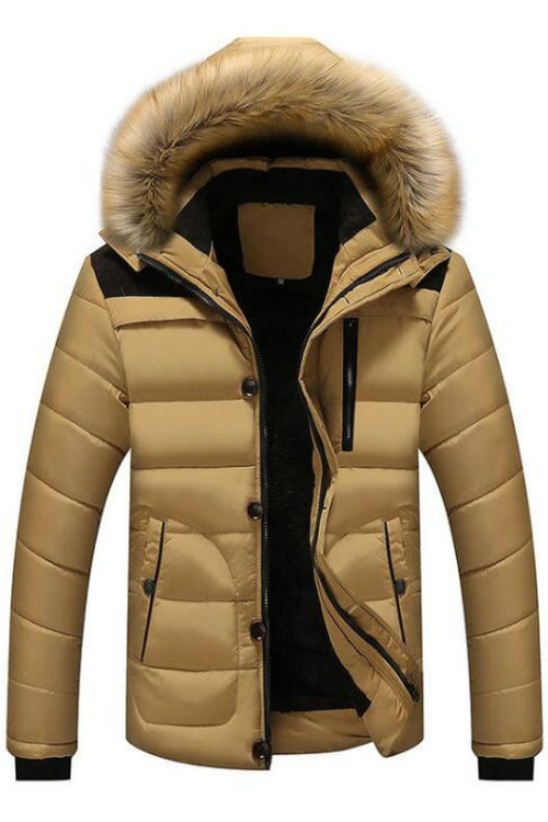 Style Winter Jackets Men's Coats Male Parkas Casual Thick Outwear Hooded Fleece Jackets Warm Overcoats Mens Clothing