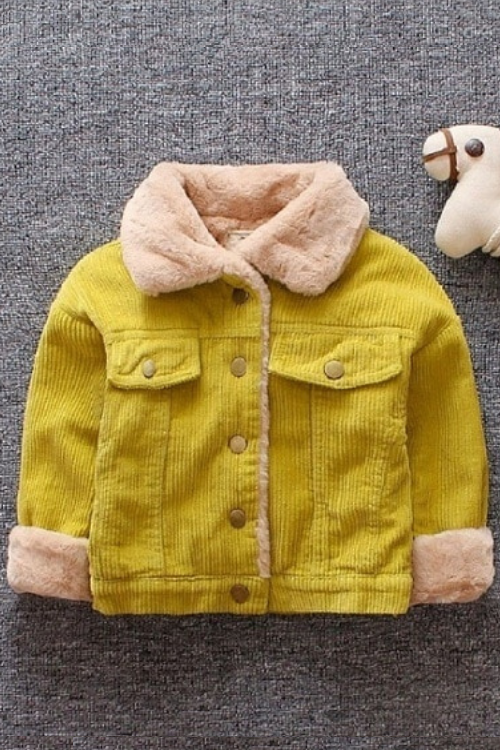 Winter 1PC Kids Baby Boys Girls Jacket Clothes Clothing Infant Boy Girl Child Tops Wool Jackets Coat Child Coats