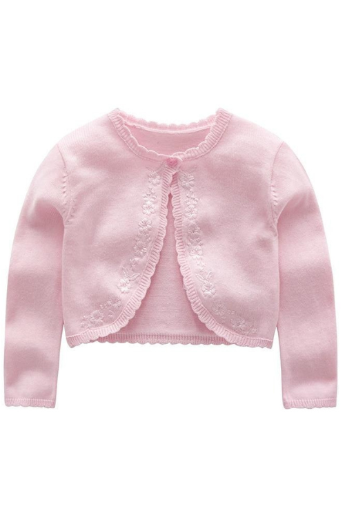 Newest Baby Girls Knitted Sweater Jacket lovely Shrug Short Cardigan for Bridesmaids  Air conditioning Shirt