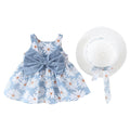 Baby Girl Dress Toddler Baby Kids Girls Floral Flowy Princess Dress Hat Outfits Clothes Toddler Girl Clothes