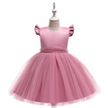 Gold Tulle Princess Dress for Girl First Birthday Party Dress Kids Clothes Christmas Dress