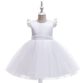 Gold Tulle Princess Dress for Girl First Birthday Party Dress Kids Clothes Christmas Dress