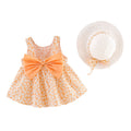 Summer Toddler Baby Kids Girls Floral Flowers Princess Dress Hat Outfits Clothes Kids Clothes Baby Children Clothing