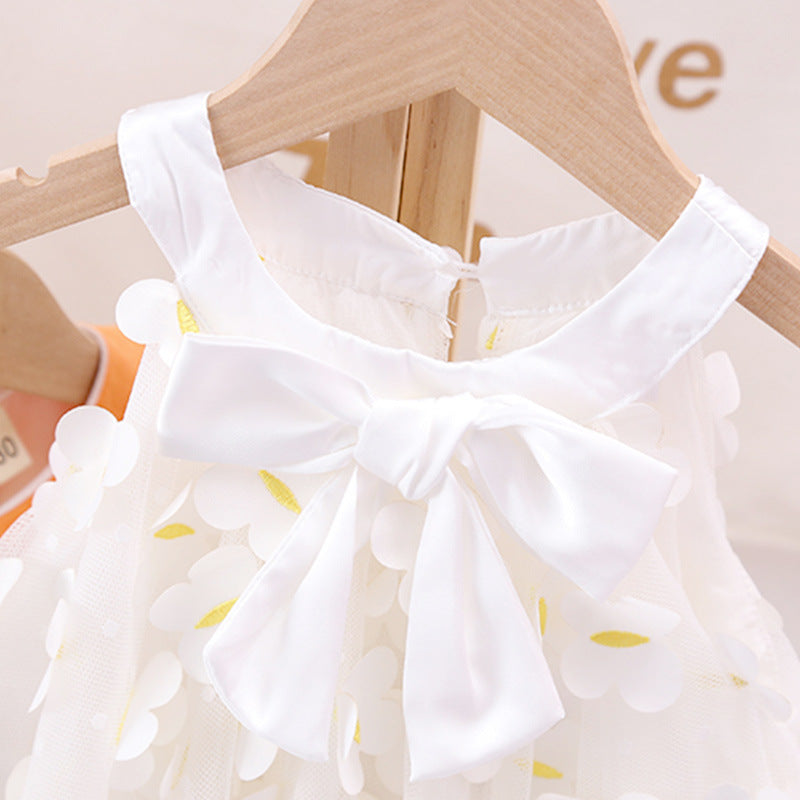 Baby Girls Summer Dress Clothes Princess Party Tulle Toddler Dresses For Newborn Party 1st Birthday Dress 0-2Y Vestidos Clothing