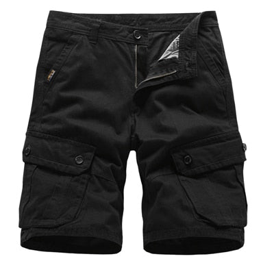 Été hommes Shorts décontracté hommes coton Cargo militaire Shorts mâle ample respirant plage survêtement conseil homme vêtements