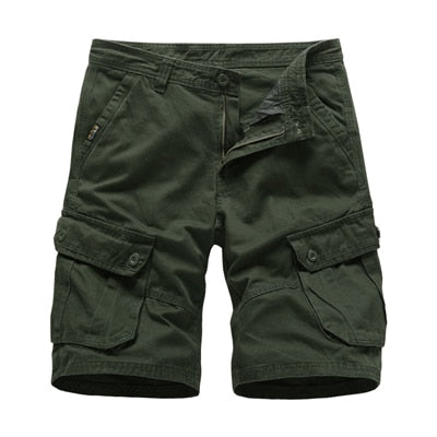 Été hommes Shorts décontracté hommes coton Cargo militaire Shorts mâle ample respirant plage survêtement conseil homme vêtements