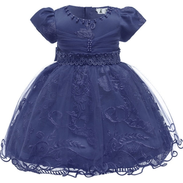 Robe de noël pour petites filles, robes à fleurs pour anniversaire de 1 an, pour mariage, baptême de princesse, anniversaire