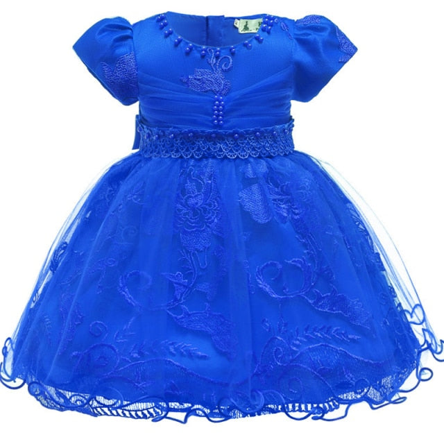 Robe de noël pour petites filles, robes à fleurs pour anniversaire de 1 an, pour mariage, baptême de princesse, anniversaire