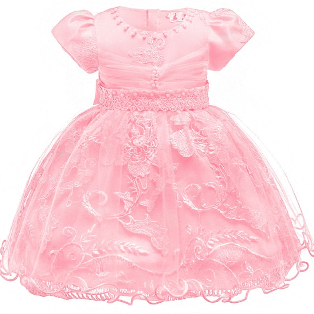 Robe de noël pour petites filles, robes à fleurs pour anniversaire de 1 an, pour mariage, baptême de princesse, anniversaire