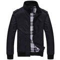 Mens Jackets Spring Autumn Casual Coats Solid Color Mens Sportswear Stand Collar Slim Jackets Male Bomber Jackets