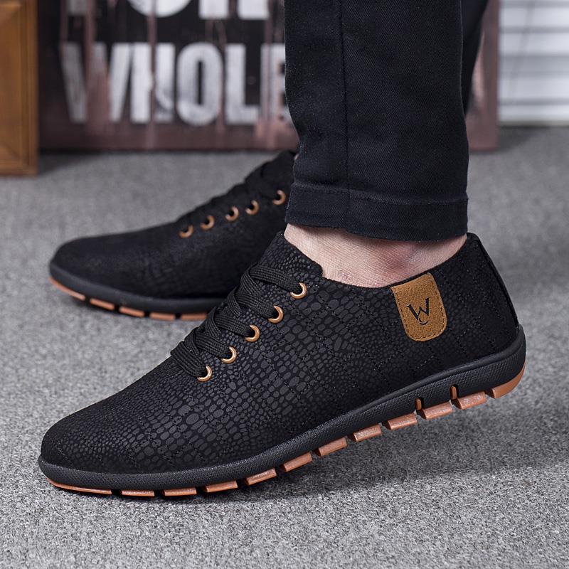 Men Shoes Breathable Men's Casual Shoes Sneakers Low Lace-up Canvas Shoes Male Flats