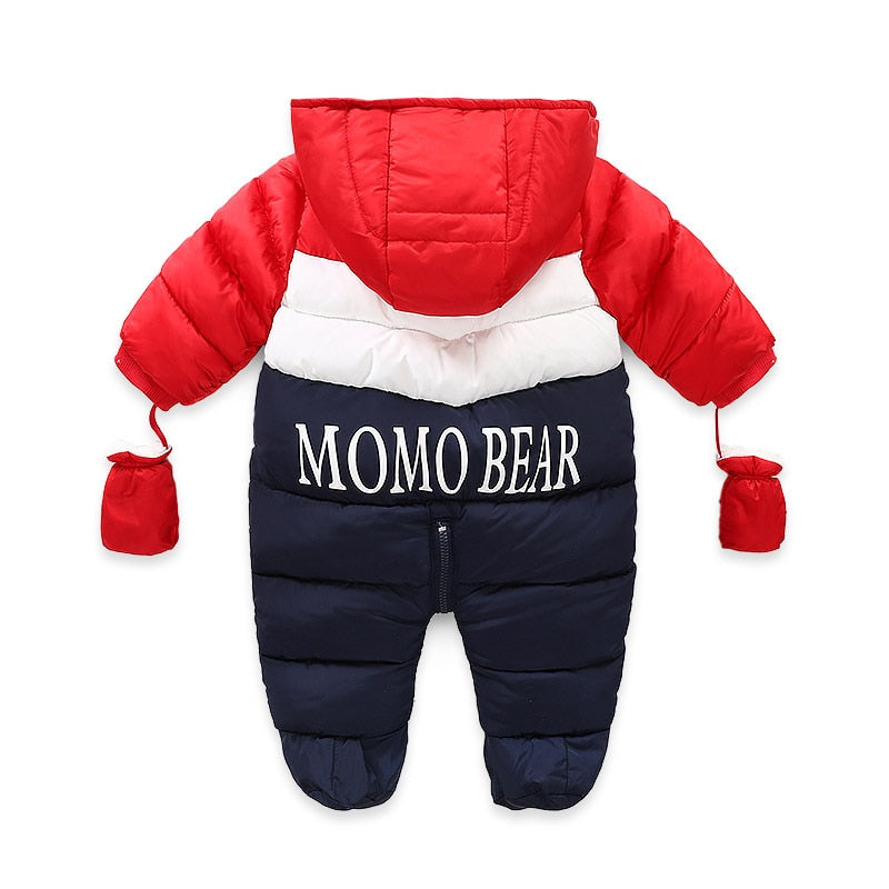 Baby Winter&Autumn Clothes Newborn infant Jumpsuit Inside Fleece Rompers Autumn Overalls Children Outerwear