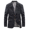 Automne hommes veste en jean à la mode mince Denim costumes Jean vestes Outwear décontracté coupe-vent Cowboy manteaux vêtements