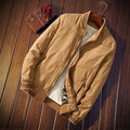 Autumn Men's Polit Bomber Jackets Casual Male Outwear Thick Warm Windbreaker Jacket Man Slim Fit Baseball Coats Clothing