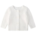 Cardigan tricoté en coton pour bébé fille, pull à manches longues, vêtements pour bébé, vêtements d'extérieur pour nouveau-né