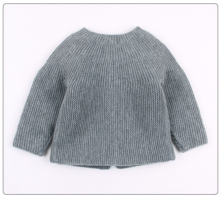 Cardigan tricoté en coton pour bébé fille, pull à manches longues, vêtements pour bébé, vêtements d'extérieur pour nouveau-né