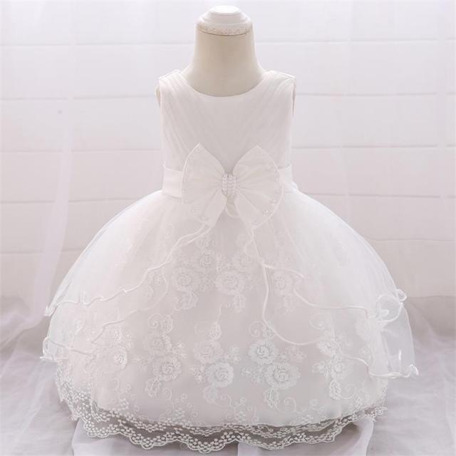 White Baptism Child 2 1 Year Birthday Dress For Baby Girl Dresses Party And Wedding Girl Dress Princess Dress 6 12 Months