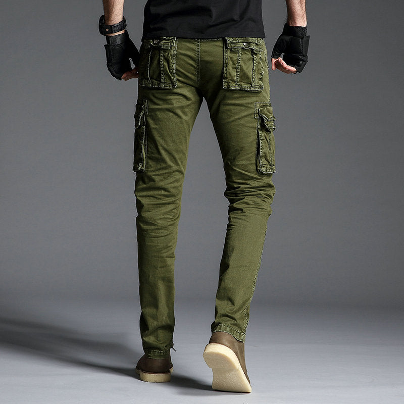 Cotton Mens Cargo Pants Army Tactical Pants Male Multi-pocket Outwear Straight Trousers Military Pant Men Pantalon Homme