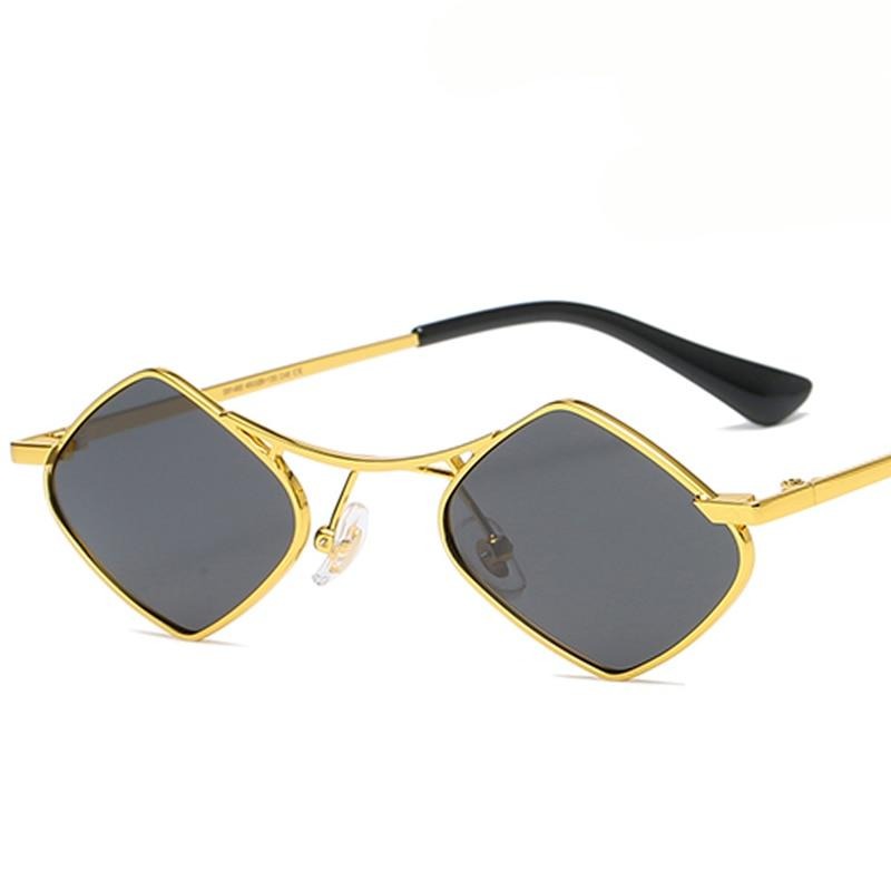 Vintage Sunglasses Men Women Small Metal Frame Sunglasses Retro Classic Square Sun Glasses Women Luxury Eyewear