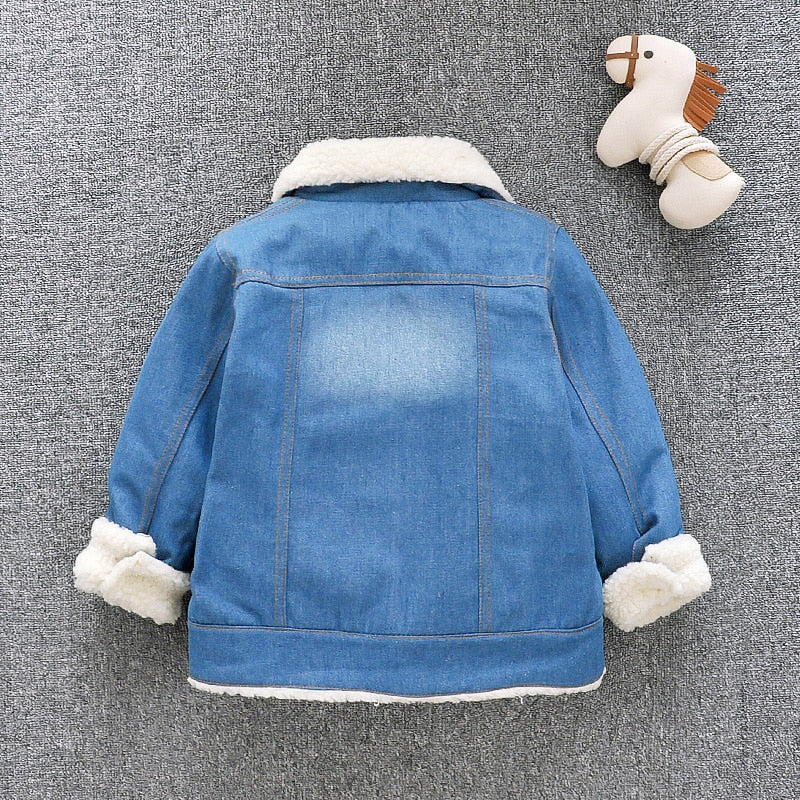 Winter 1PC Kids Baby Boys Girls Jacket Clothes Clothing Infant Boy Girl Child Tops Wool Jackets Coat Child Coats