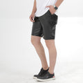 Summer Men Leather Shorts Elastic Outerwear Short Pants Male Faux Leather Shorts