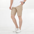 Summer Men Leather Shorts Elastic Outerwear Short Pants Male Faux Leather Shorts