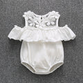 infant Baby summer bodysuit girls wedding daily bodysuit cotton jumpers baby playsuit baby dress