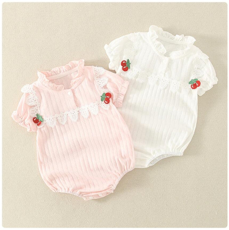 1pcs Summer Newborn Infant Baby Girl floral soft cotton Bodysuit Jumpsuit Outfit Clothes Baby Clothing Casual Suit