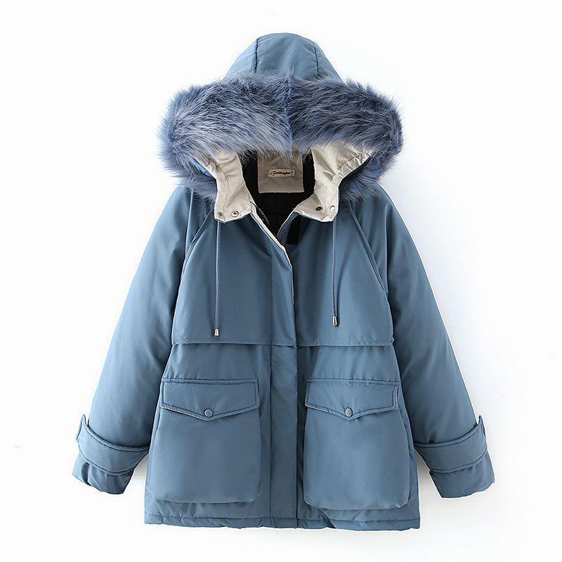 Parka Women Coat Long Winter Coat Women Jackets And Coats Outerwear Faux Fur Collar Coats Female