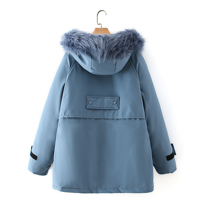 Parka Women Coat Long Winter Coat Women Jackets And Coats Outerwear Faux Fur Collar Coats Female