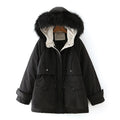 Parka Women Coat Long Winter Coat Women Jackets And Coats Outerwear Faux Fur Collar Coats Female