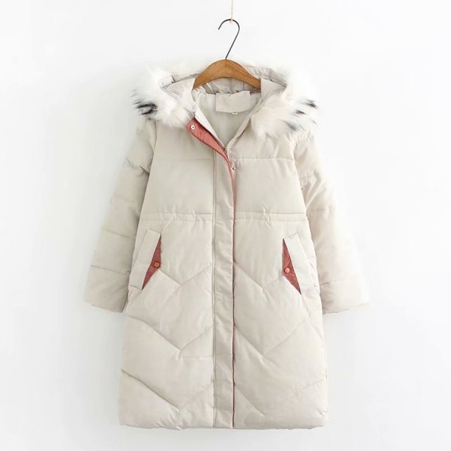 Winter new arrival down jacket women with a fur collar loose clothing outerwear quality women winter coat