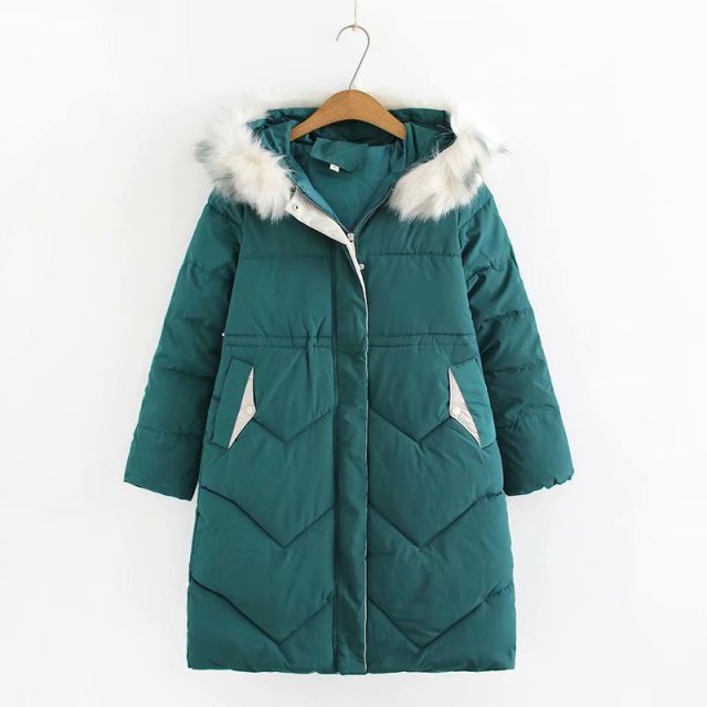 Winter new arrival down jacket women with a fur collar loose clothing outerwear quality women winter coat