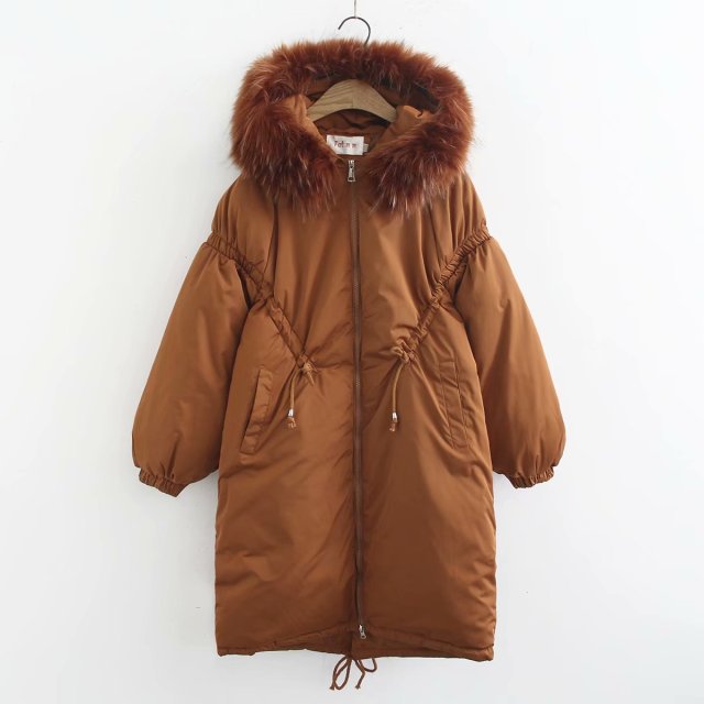 Winter Jackets Casual Fur Collar Hooded Jacket Warm Thick Coat Women's Coat puffer jacket woman jacket