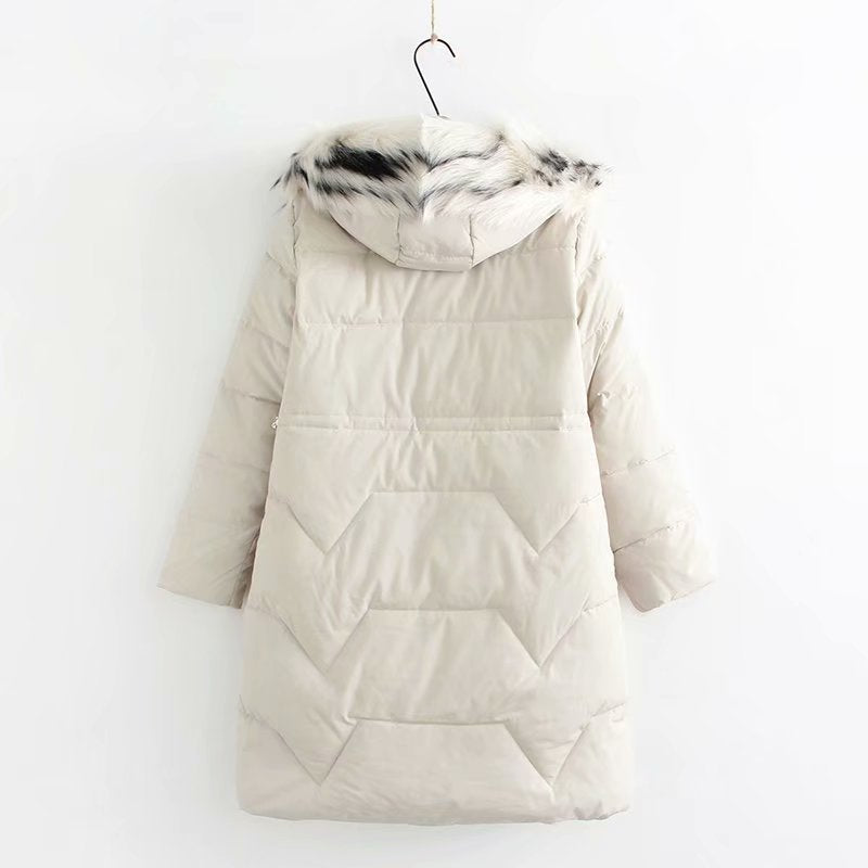 Winter new arrival down jacket women with a fur collar loose clothing outerwear quality women winter coat