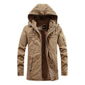 Winter Men's Jackets Fleece Warm Winbreaker Jackets Male Outdoor Thicken Military Thermal Hooded jackets Clothing