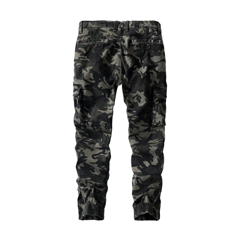 Men Streetwear Casual Camouflage Jogger Pants Tactical Military Trousers Men Cargo Pants