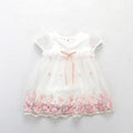 Baby Girls Dress New Short Sleeve Newborn Dresses for Baby Girls Summer Birthday Party Dress Baby Clothing 0-2T