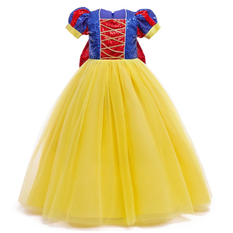 Girls Evening Dress Clothing Europe And The United States Rapunzel Snow White Dress Halloween Christmas Costume