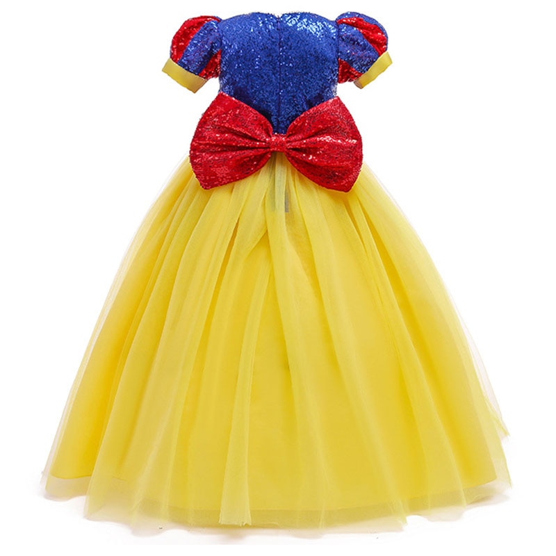 Girls Evening Dress Clothing Europe And The United States Rapunzel Snow White Dress Halloween Christmas Costume