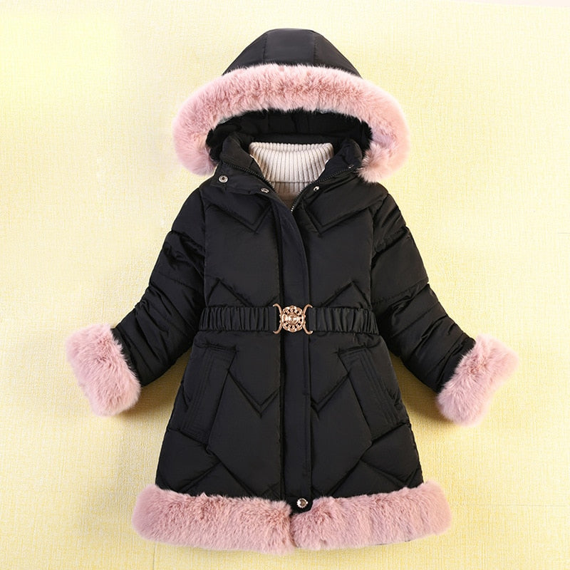 Autumn And Winter Thick And Warm Outer Wear Long Multi-Color Hooded Windproof Fashion Cute Boy And Girl Padded Jacket