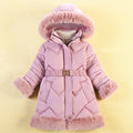 Autumn And Winter Thick And Warm Outer Wear Long Multi-Color Hooded Windproof Fashion Cute Boy And Girl Padded Jacket