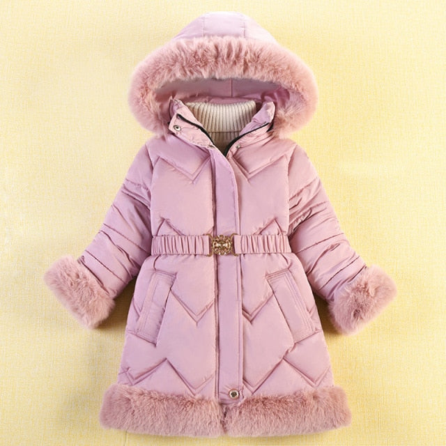 Autumn And Winter Thick And Warm Outer Wear Long Multi-Color Hooded Windproof Fashion Cute Boy And Girl Padded Jacket