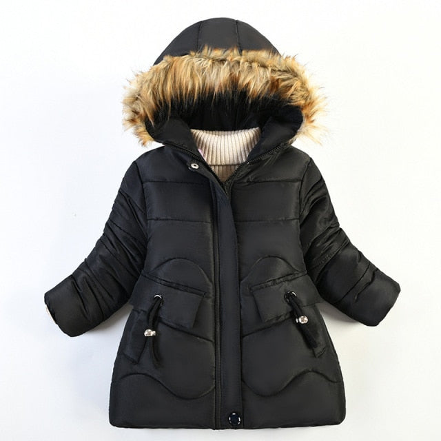 Autumn And Winter Thick And Warm Outer Wear Long Multi-Color Hooded Windproof Fashion Cute Boy And Girl Padded Jacket