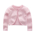 Newest Baby Girls Knitted Sweater Jacket lovely Shrug Short Cardigan for Bridesmaids  Air conditioning Shirt